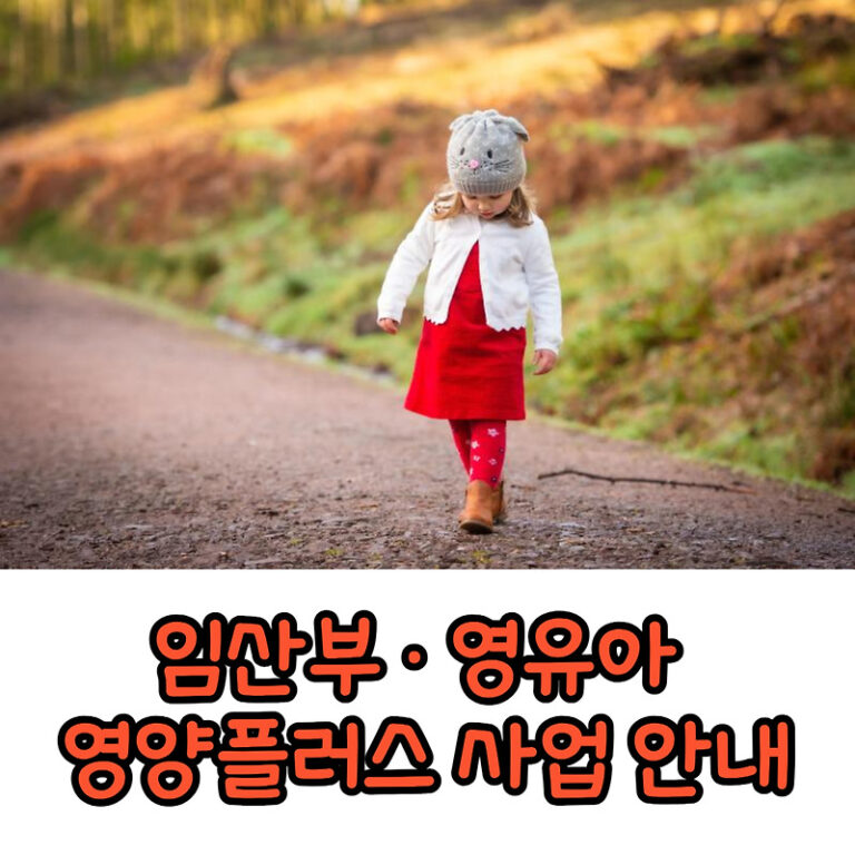 임산부&middot;영유아 영양플러스 사업 안내 이용절차 소득기준