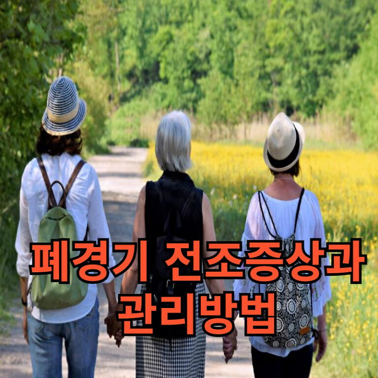 폐경기 전조증상과 관리방법 (+추천하는 영양소)