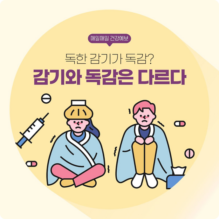 감기와 독감의 차이점 이해하기(증상, 전염, 치료법)