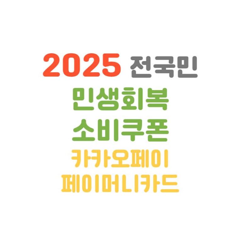 2025년 소비쿠폰 카카오페이로 받을 경우 페이머니카드와의 연동, 카카오페이 페이머니체크카드 안내